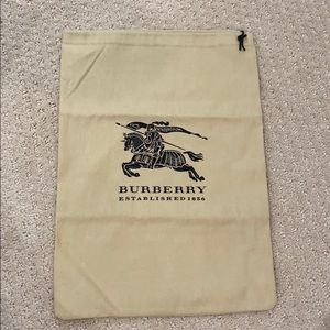 Burberry felt dust jacket (10”x14”)